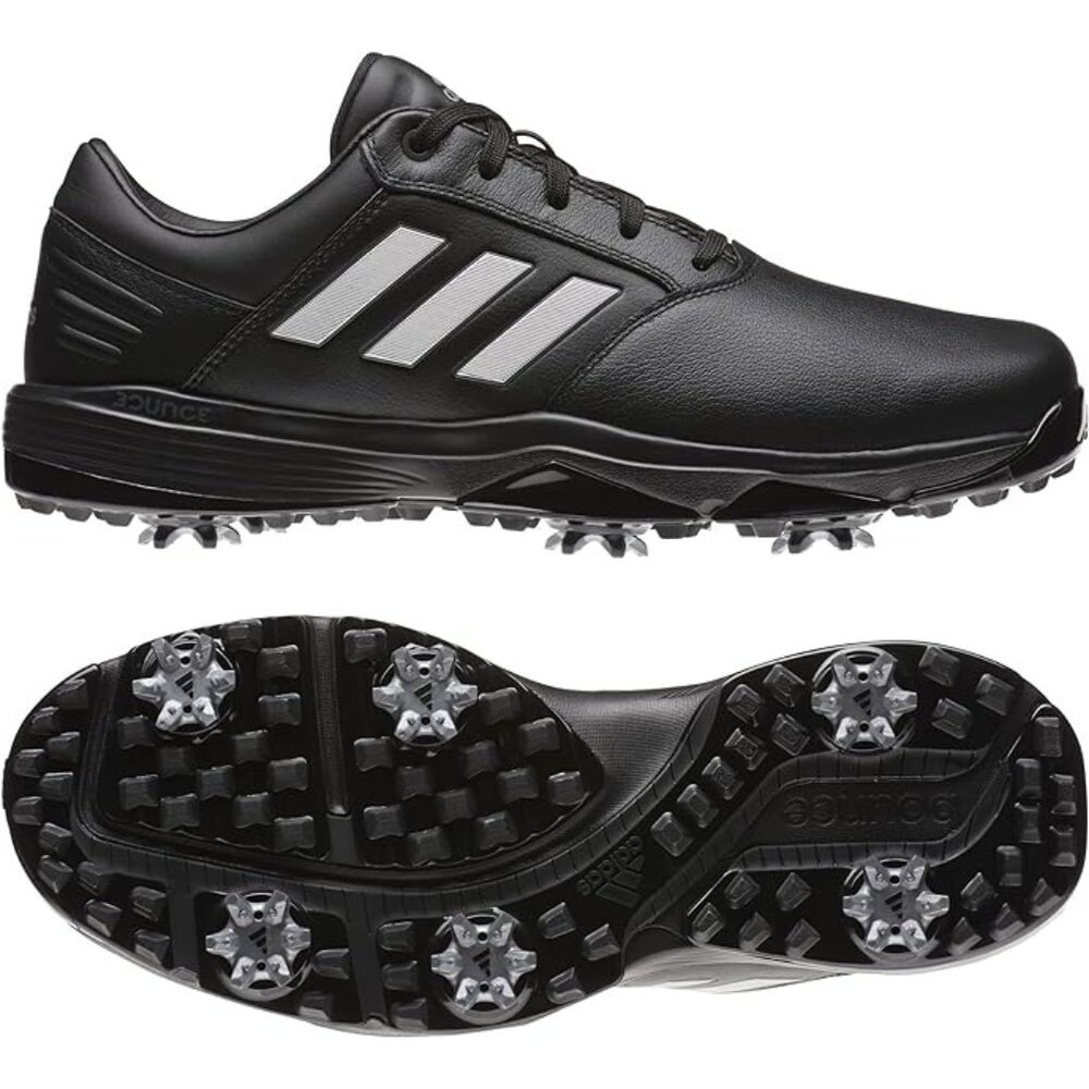 adidas Mens 360 Bounce 2.0 EF5574 Golf Shoes Cleats Black Size 7.5